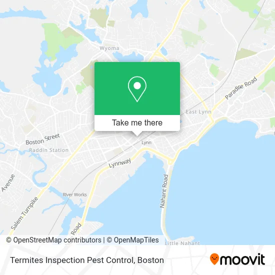 Termites Inspection Pest Control map