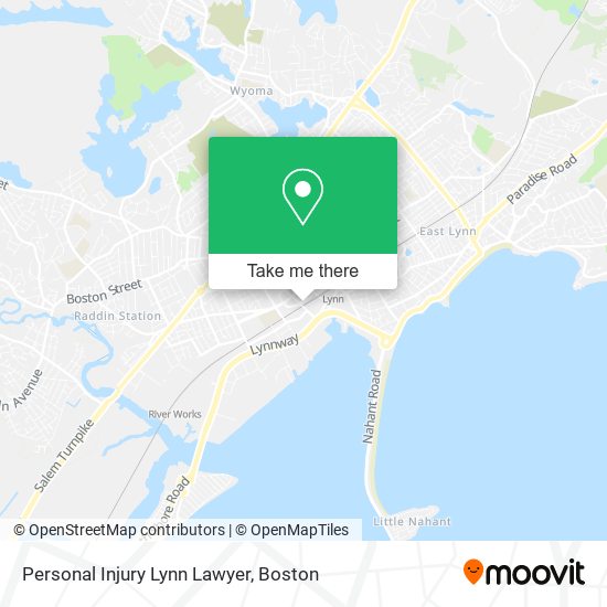 Mapa de Personal Injury Lynn Lawyer