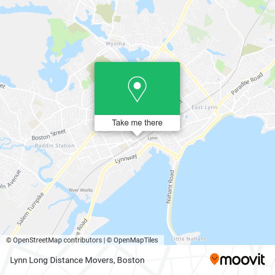 Mapa de Lynn Long Distance Movers