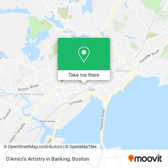 D'Amici's Artistry in Banking map