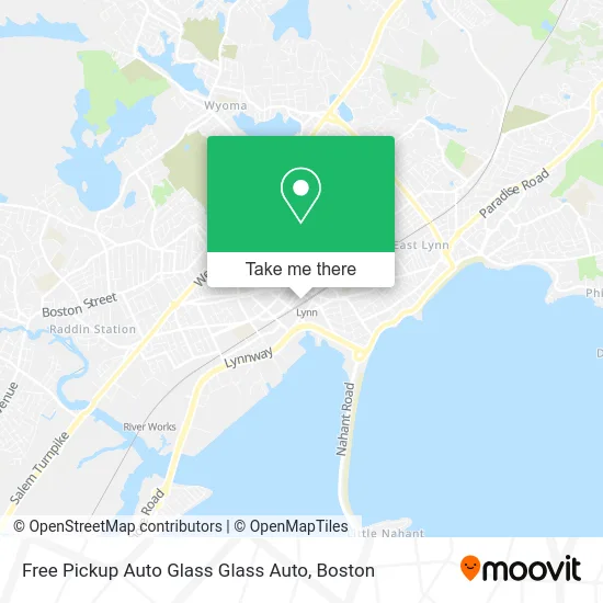 Free Pickup Auto Glass Glass Auto map