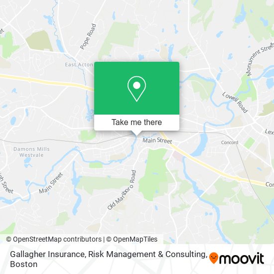 Gallagher Insurance, Risk Management & Consulting map