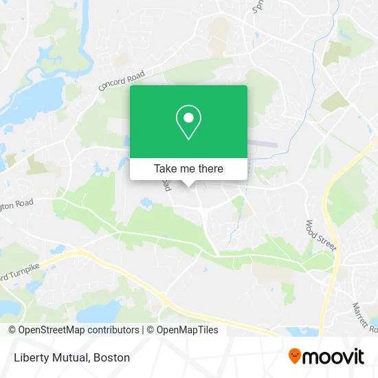 Liberty Mutual map
