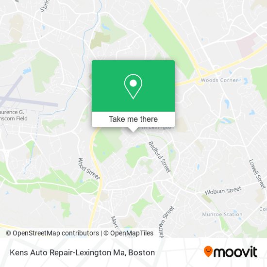 Kens Auto Repair-Lexington Ma map