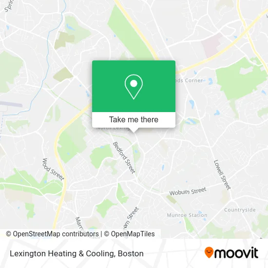 Lexington Heating & Cooling map