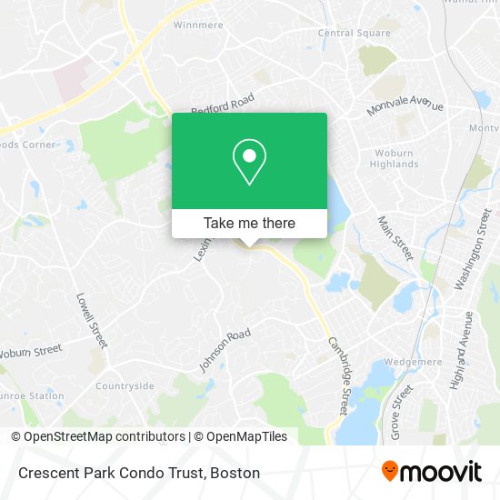 Crescent Park Condo Trust map