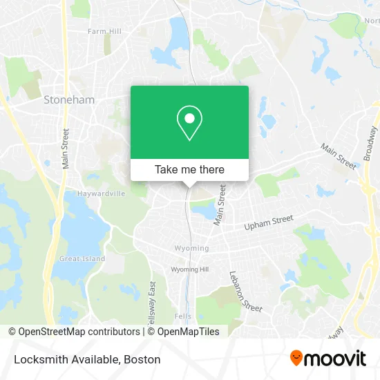 Locksmith Available map