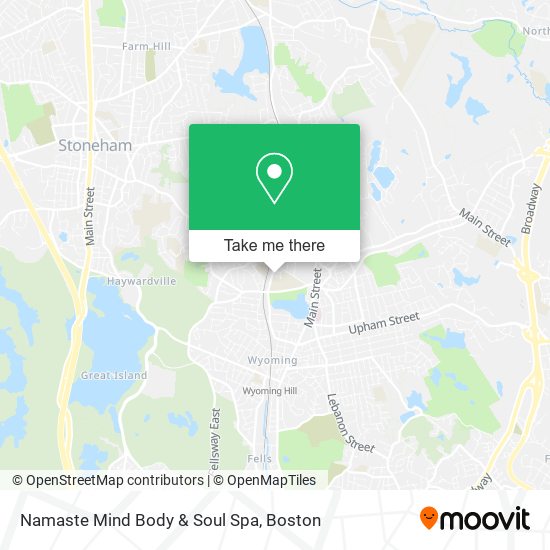 Namaste Mind Body & Soul Spa map