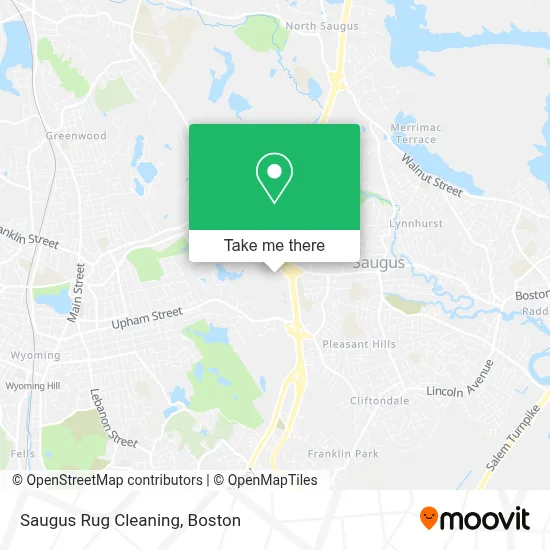 Saugus Rug Cleaning map