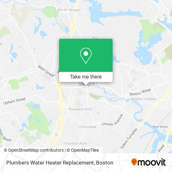 Mapa de Plumbers Water Heater Replacement