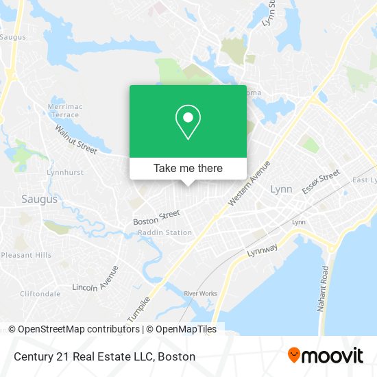 Mapa de Century 21 Real Estate LLC