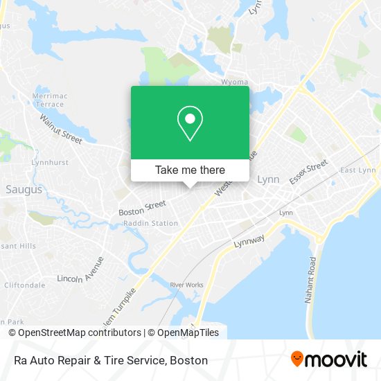 Ra Auto Repair & Tire Service map