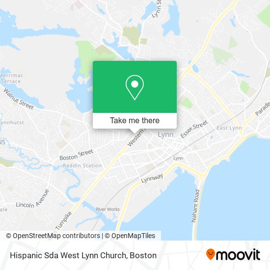 Hispanic Sda West Lynn Church map