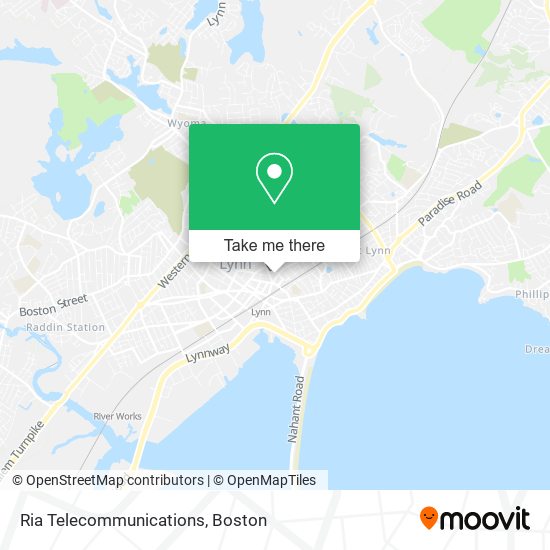 Mapa de Ria Telecommunications