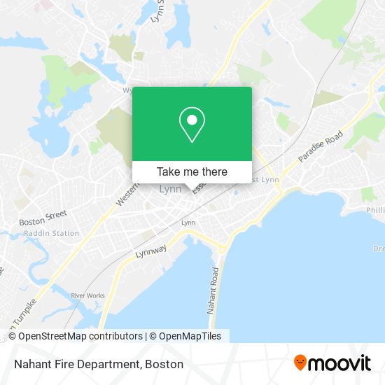 Nahant Fire Department map