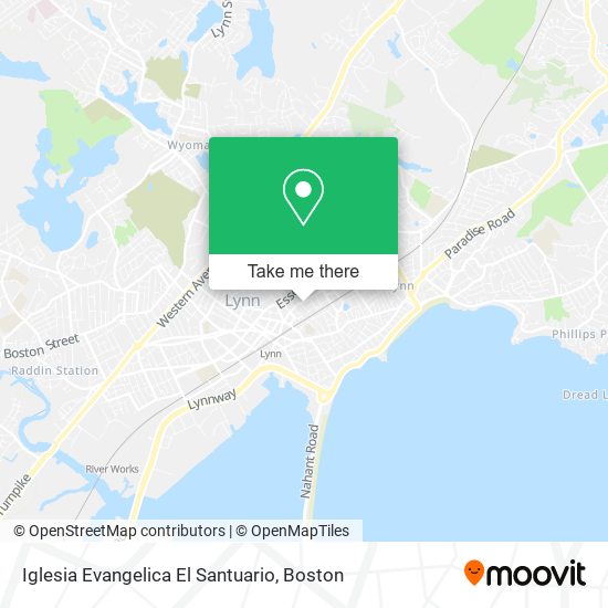 Mapa de Iglesia Evangelica El Santuario