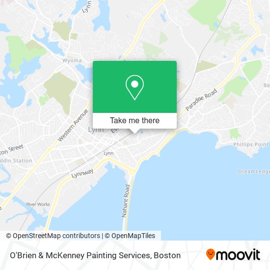 O'Brien & McKenney Painting Services map