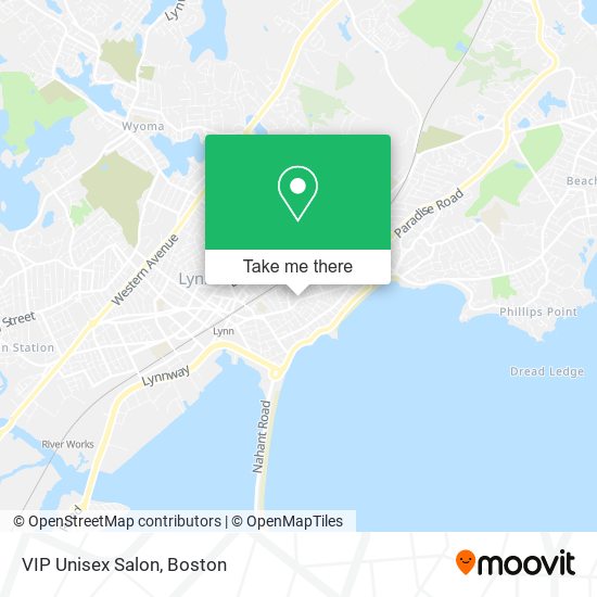 Mapa de VIP Unisex Salon