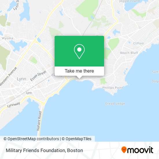 Military Friends Foundation map