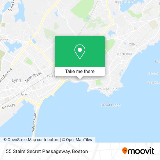 55 Stairs Secret Passageway map