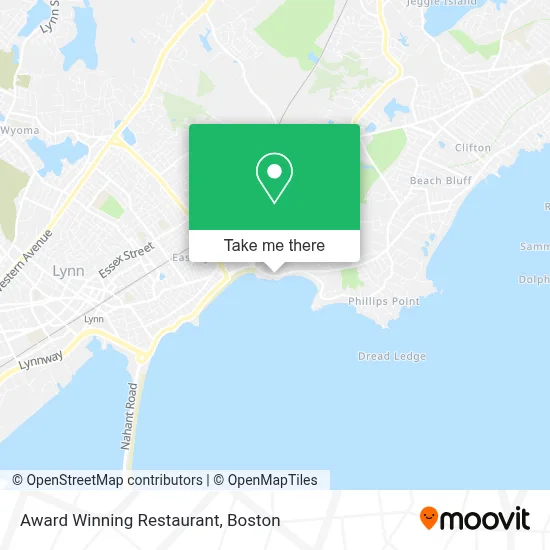Award Winning Restaurant map