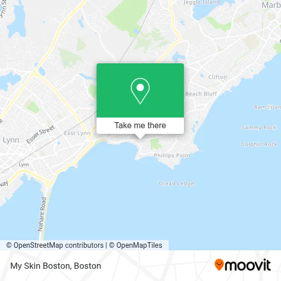 My Skin Boston map