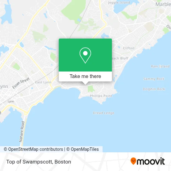 Top of Swampscott map