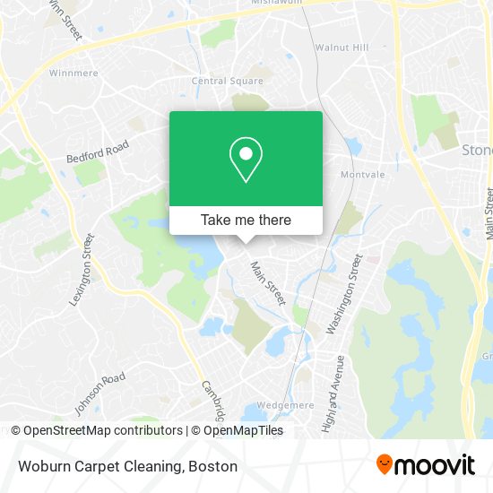 Mapa de Woburn Carpet Cleaning
