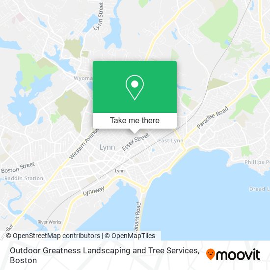 Outdoor Greatness Landscaping and Tree Services map