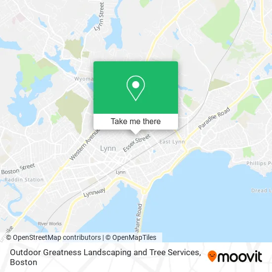 Outdoor Greatness Landscaping and Tree Services map