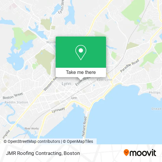 JMR Roofing Contracting map