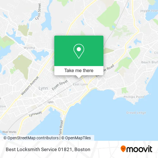 Mapa de Best Locksmith Service 01821