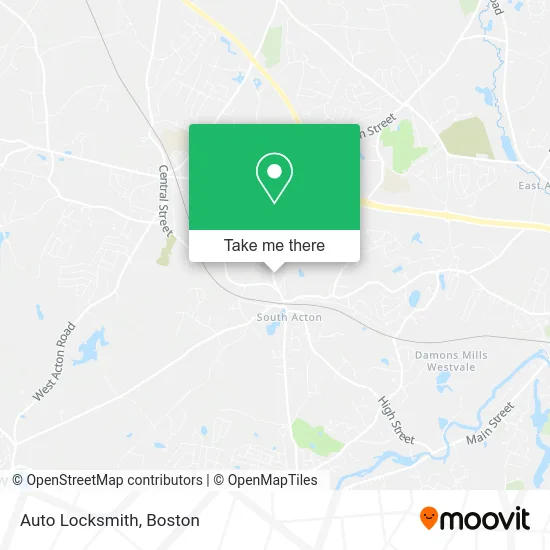 Auto Locksmith map