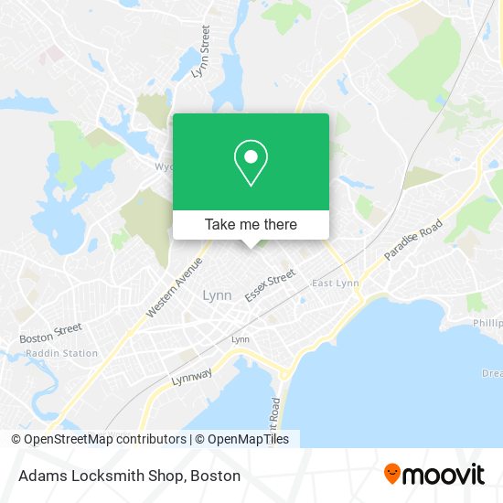 Adams Locksmith Shop map