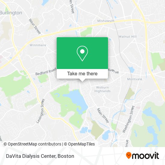 Mapa de DaVita Dialysis Center