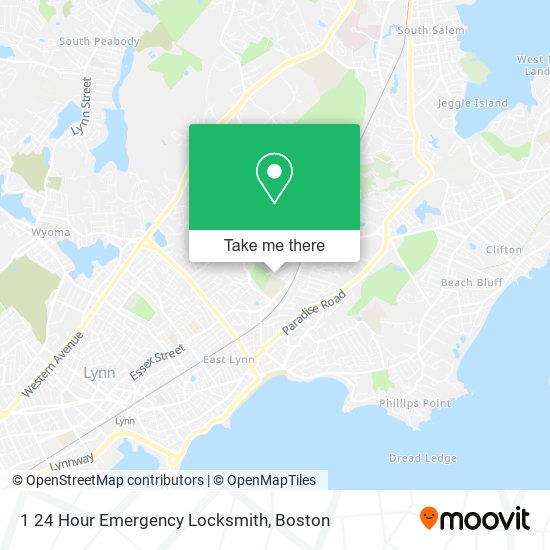 1 24 Hour Emergency Locksmith map