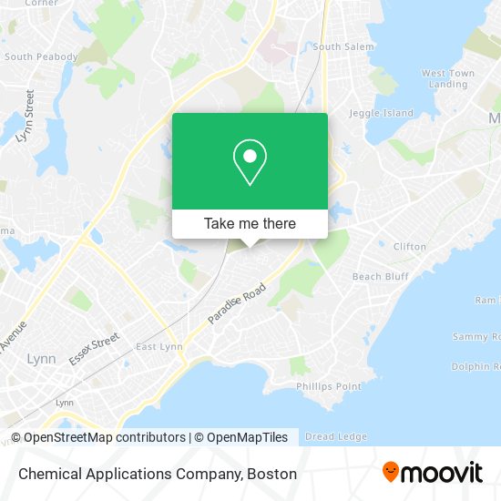 Mapa de Chemical Applications Company
