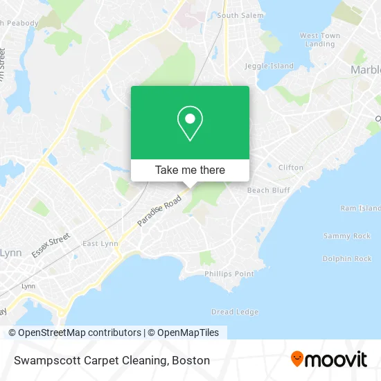 Mapa de Swampscott Carpet Cleaning