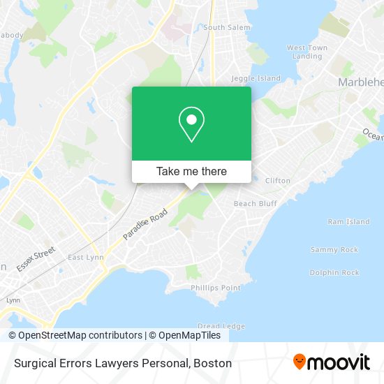 Mapa de Surgical Errors Lawyers Personal