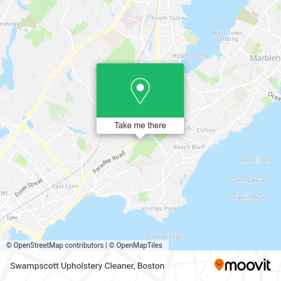Swampscott Upholstery Cleaner map