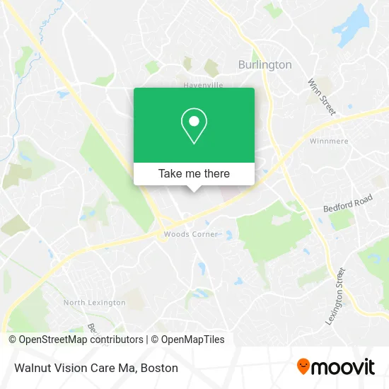 Walnut Vision Care Ma map