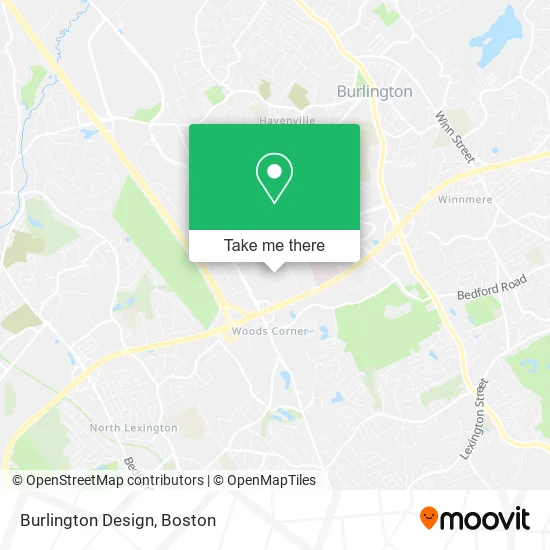 Mapa de Burlington Design