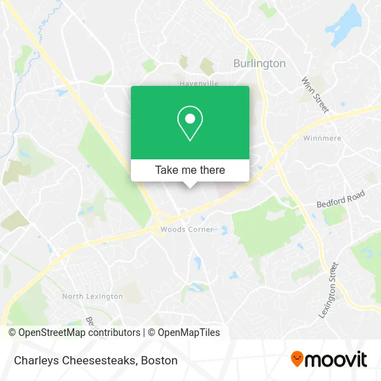 Charleys Cheesesteaks map