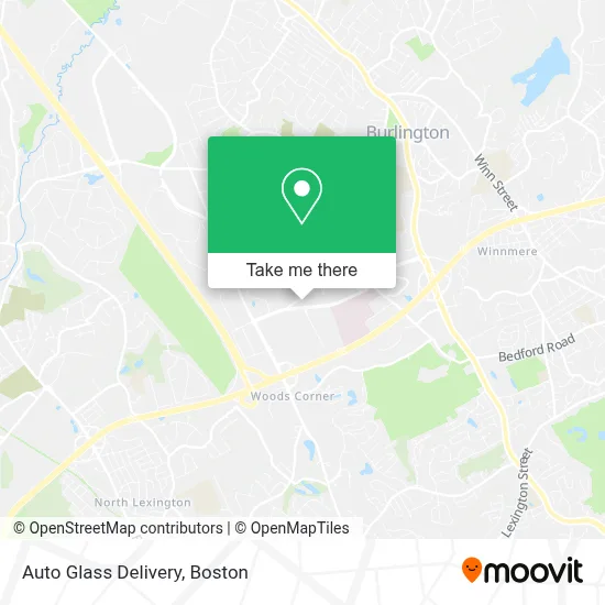 Auto Glass Delivery map