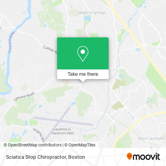 Mapa de Sciatica Stop Chiropractor