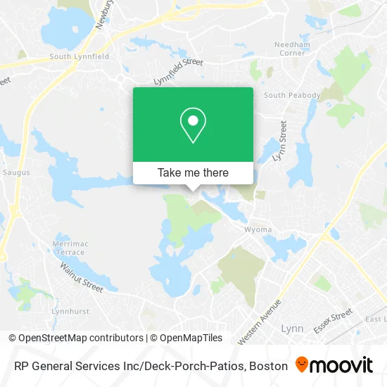Mapa de RP General Services Inc / Deck-Porch-Patios