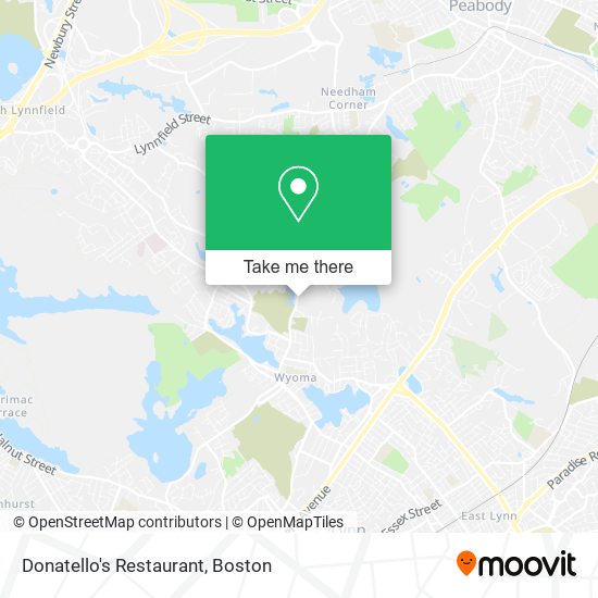 Mapa de Donatello's Restaurant