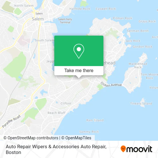 Auto Repair Wipers & Accessories Auto Repair map