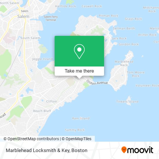 Marblehead Locksmith & Key map