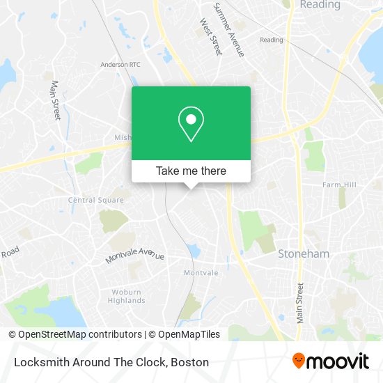 Mapa de Locksmith Around The Clock
